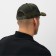 Baseball cap with minaku grid, green color, size 56-58