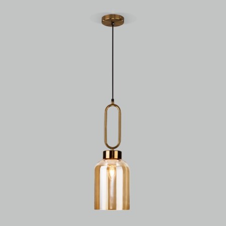 Suspended lamp with a glass ceiling FLOU, 40W, E27, 15x15 cm-1