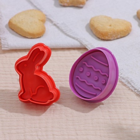 A set of Plunger of the confectionery "Easter", 4 pcs, 9.5 × 9 × 4.6 cm, color mix-4