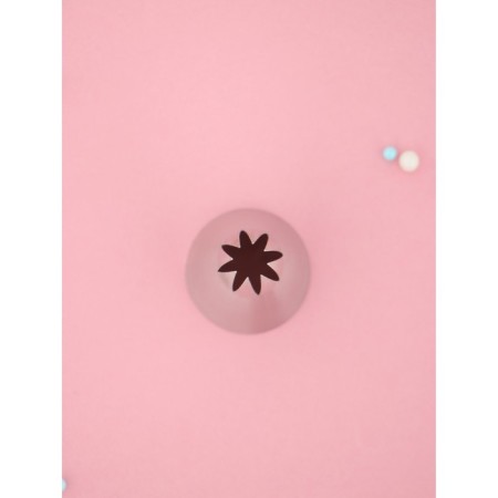 Konfinett Konfinett Closed Star, D = 3.5 cm, 1.7 cm output, stainless steel-1