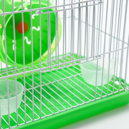 A cell for rodents equipped RT-2Q, 22 x 16 x 20 cm, green-5