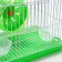 A cell for rodents equipped RT-2Q, 22 x 16 x 20 cm, green