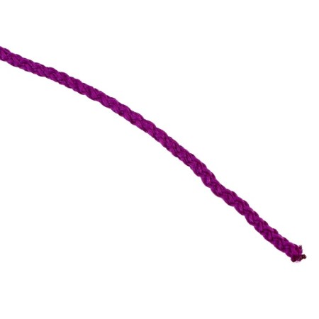 Knitting cord "Classic" without a core 100% polyester width 4mm 100m (purple)-1