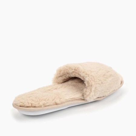 Slippers No. 4 women, size 37, beige color-1