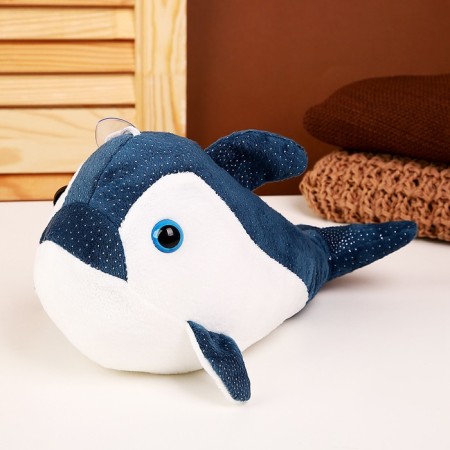Soft toy "Shark", 25 cm, blue color
