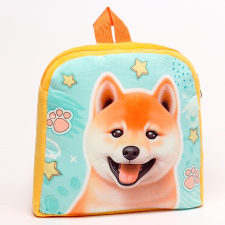 Baby backpack for the boy "Dog"-3