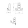 Tundra-lick hook, No. 14, chromium color, 1 pc.
