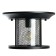 Garden-park lamp Feron PL723, IP44, E27, 60 W, 220x220x180 mm, black color black