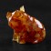Souvenir "Pig", amber