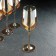 A set of glass glasses for the wine "Golden Honey", 350 ml, 4 pcs