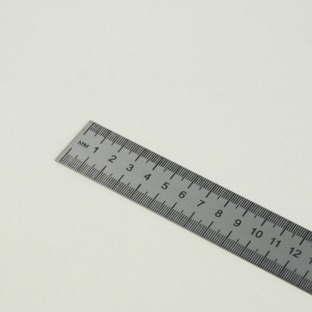 The ruler is steel, springy, 100 cm, thickness 0.7 mm-1