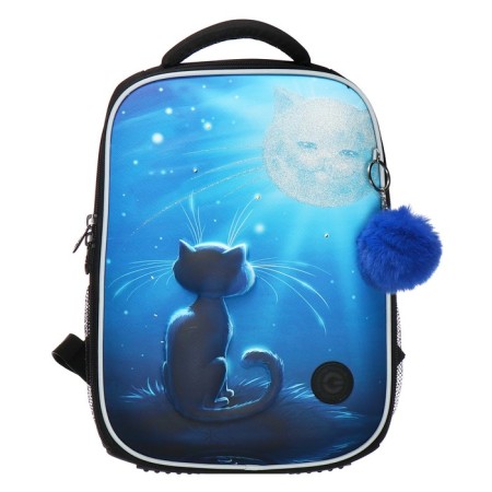 Frame saturan, 37 x 26 x 16 cm, Grizzly, LED backlight, black/blue-2