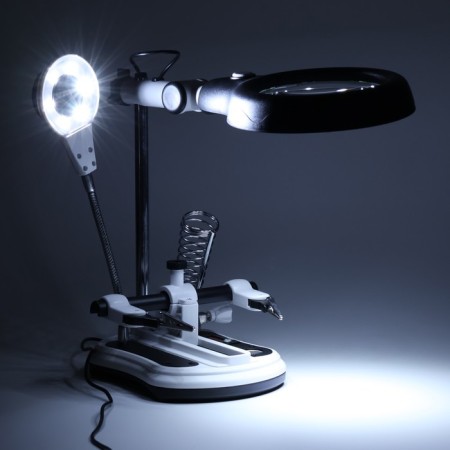 Third hand for soldering, lens 105.30.20mm, backlight-4