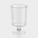 A glass of plastic disposable "Crystal", 50 ml, the color is transparent
