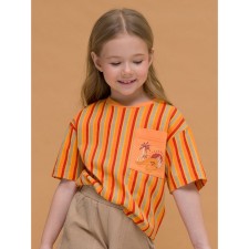 T -shirt for girls, height 92 cm, orange color