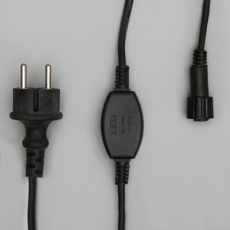 Power cord for UMS garlands up to 6,000 LEDs, 2W, dark thread, 150 cm, 220 V