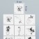 Tattoo on the body black "black" set 10 pcs 6x6 cm