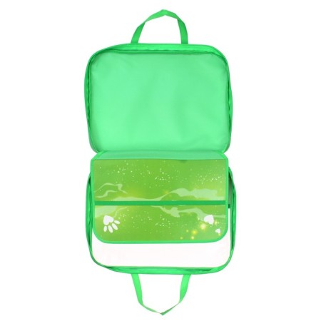 Labor folder A4, 335 x 260 x 60 mm, with handles, textile, PVC, PTR-111 "green-eyed"-4