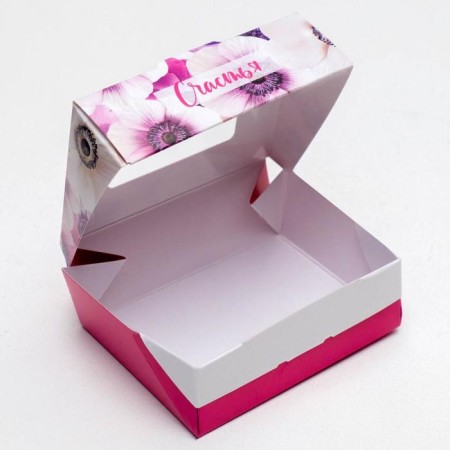 Confectionery packaging, a box of lamination "Happiness", 10 x 8 x 3.5 cm-1