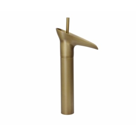Bronze de Luxe 10101 shell mixer, cascading, single -rose, brass, bronze-2