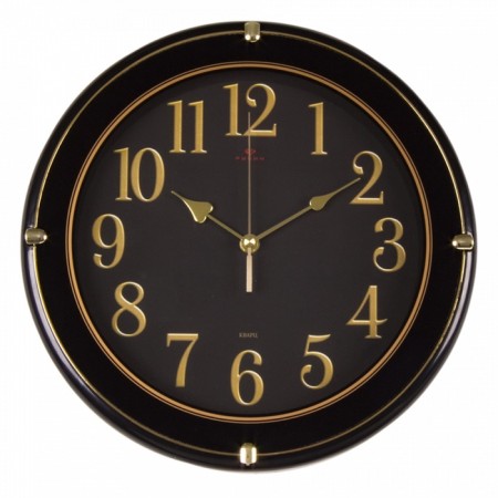 Watching clock, interior "classics", silent, d-32.5 cm
