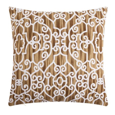 Decorative pillowcase 40x40 cm, Pattern Beige, 100% cotton