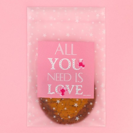 A bag for sweets "All You Need Is Love", 10 × 15 cm-1
