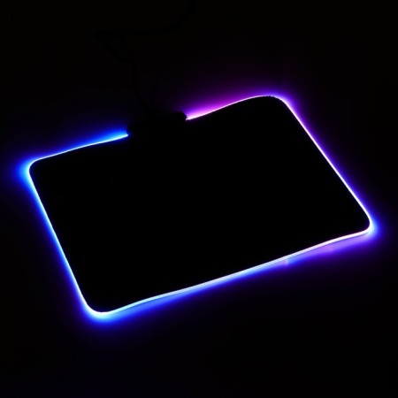 Mouse mat, 35x25x0.3 cm, with backlight RGB, USB, black-6