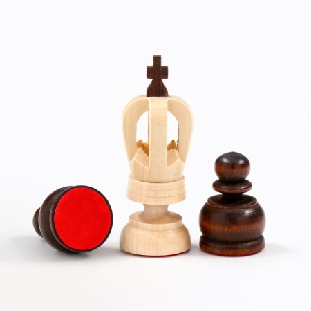 Chess Polish Wooden Big Madon "Royal", 31 x 31 cm, King H-6.5 cm-7