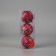 Set of balls plastic D-8 cm, 3 pcs "Gremul" red