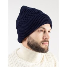 Male hat, size 52-56, dark blue color