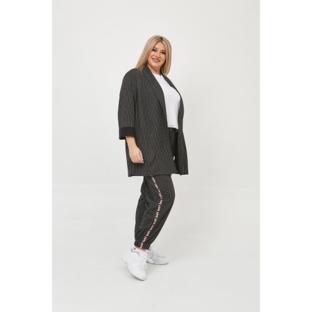 Female trousers, size 68, black color-1