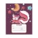 Notebook of 18 sheets in the cage "Cute animals", covered covered paper, VD-LK, Block No. 2 (gray sheets), mix