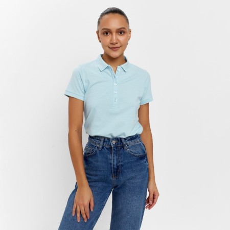 T-shirt (Polo) Women's Minaku Regular Fit: Blue color, river 44