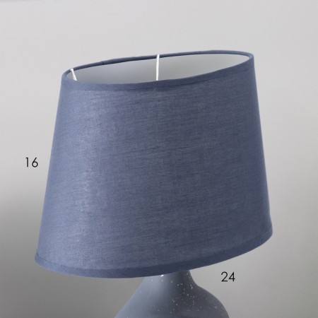 Hand lamp with lampshade Risalux "Angelica", 1 × 40 W, E14, Blue, 22 × 22 × 32 cm-6