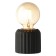 EDGE black decorative lamp