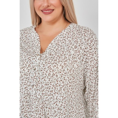 Female tunic, size 64, milk color-4
