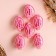 The conjunctions "XV" are pink, set of 6 pcs.