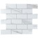 Mosaic porcelain bonaparte Brick Calacatta Gold, 287.5x292x6.5 mm