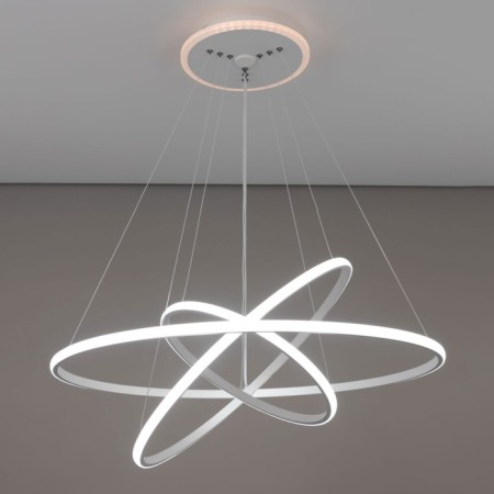Suspended Citilux “Neon Smart” CL731A090E 80x80x40 cm, 3x36.7W, LED, white color-2