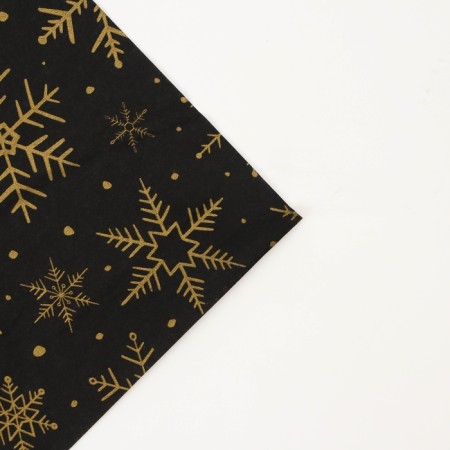 Paper Pacific, New Year's packaging "Golden Snowflakes", 50 x 66 cm.-1