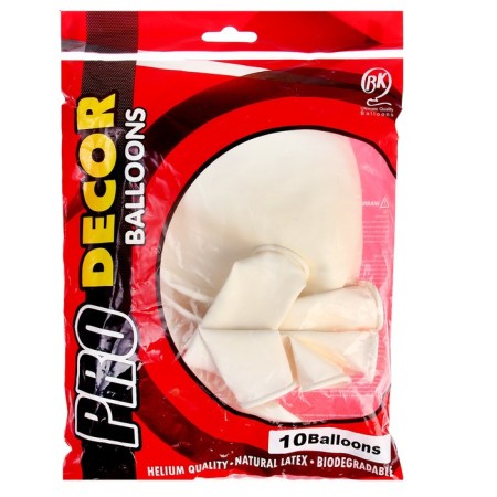 Latex ball 24 "Pastel white, set 10 pcs.-1