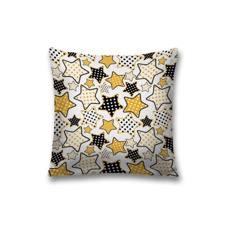 Decorative pillowcase "Fashionable stars", on a zipper, size 45x45 cm