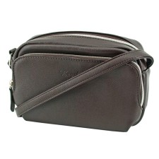 Women's bag B2773-01110, brown color, artificial leather, 20x7x14 cm