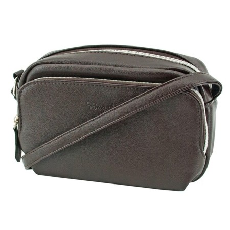 Women's bag B2773-01110, brown color, artificial leather, 20x7x14 cm