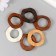 Decor for creativity wood "wavy ring" mix d = 3.5 cm