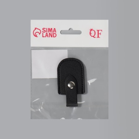 Case for storing manicure tools, on a button, 6.8 × 3.8 cm, black color-8