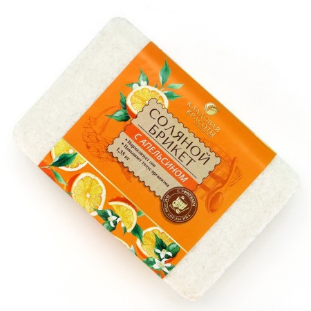 Salt bricket, 1.35 kg, orange aroma, beauty pantry-3