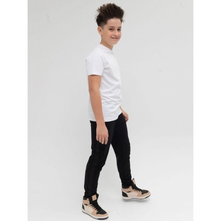 Pants for boys, height 140 cm, black color-4