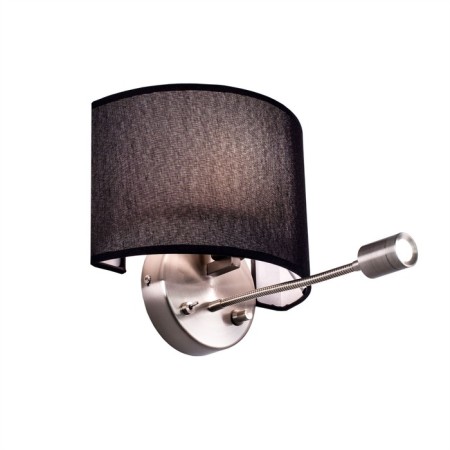 Sconces "Crystalino", 2x60W E14, chrome, black 26x13x24 cm